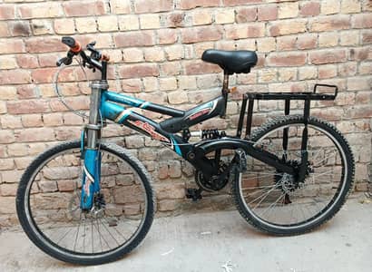 Custom Dual Suspension Mountain Bike (Cargo + Jumper 2-in-1)