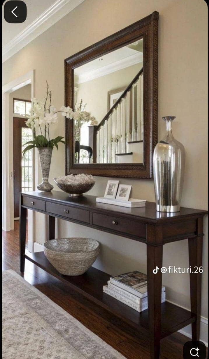 console table with mirror 4