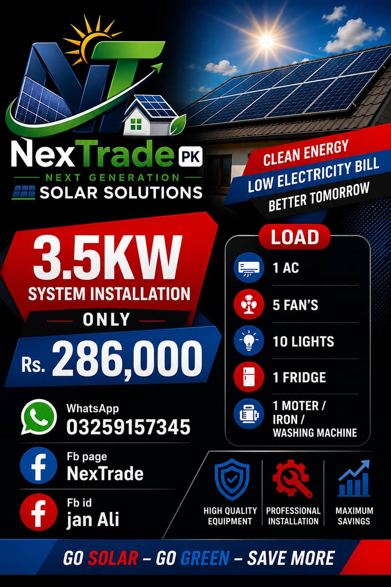 Solar system installation 0