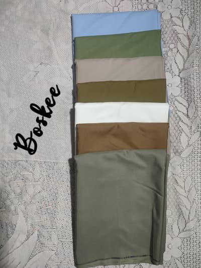 Boskee + wash & wear unstitched suits