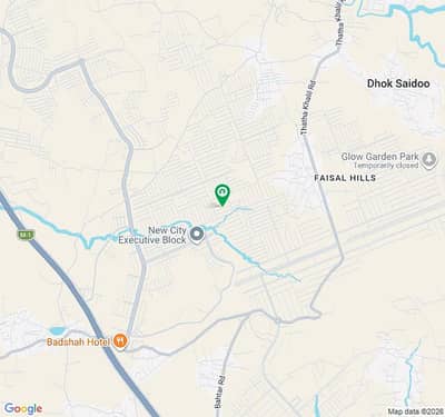 Faisal Hills Block C 8 Marla Plot For Sale Size 30x60