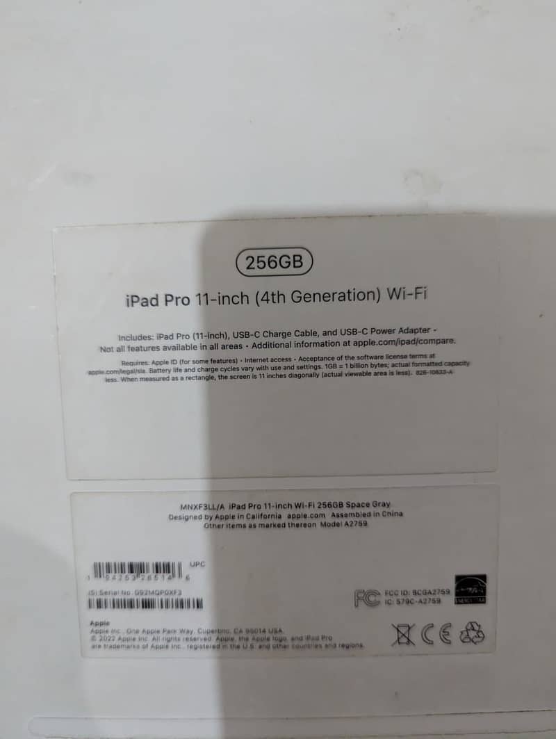 Ipad Pro M2 256gb  11inch 5