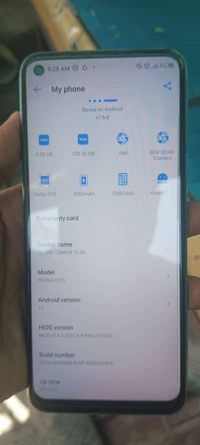 Tecno CAMON 16 SE 6/128