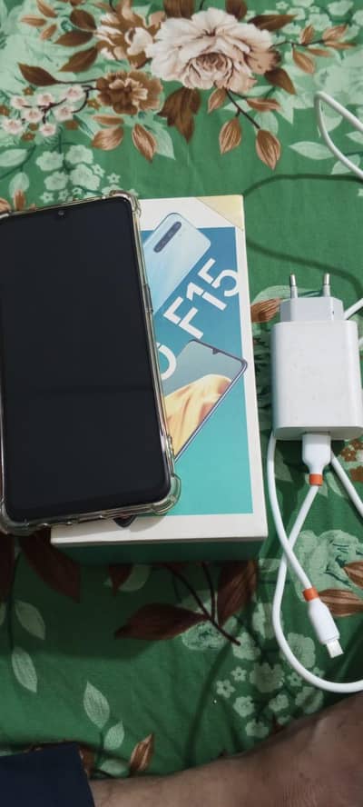 OPPO F15 box charger Sath hai contact number 03060000177