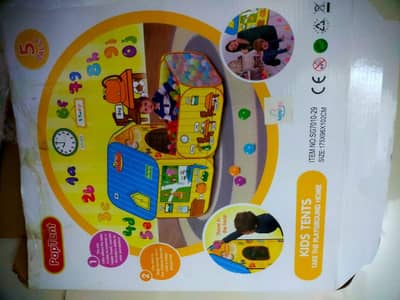 Colorful Kids Play Tent House - pop up Indoor Outdoor Adventure
