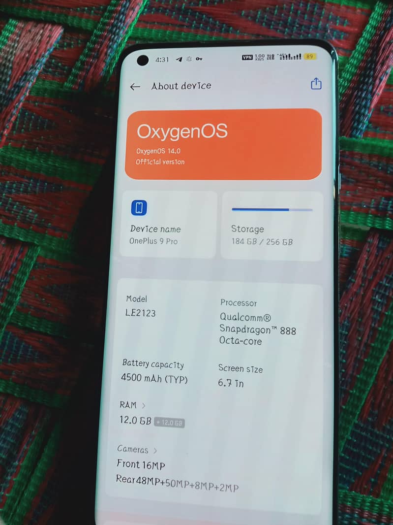 One Plus 9 Pro 1