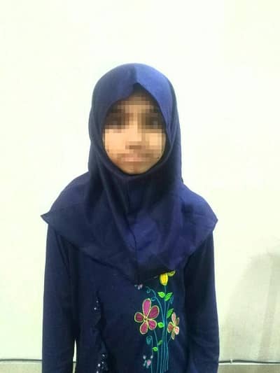 kids hijab/ maqna scarf, ready to wear
