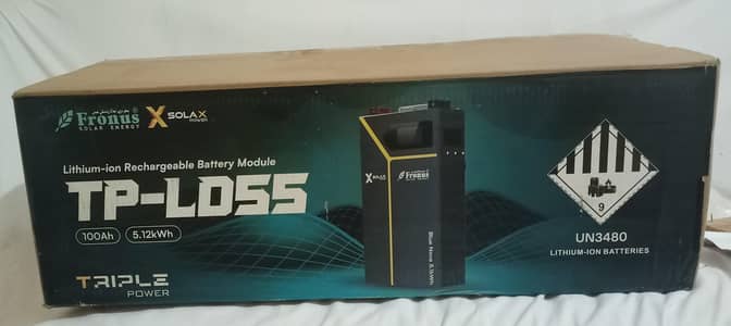 Fronus SOLAX 5.12kWh Lithium Battery With 8000 Cycles