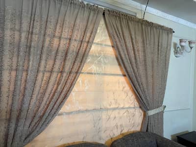 curtains and blind for sale only two months used