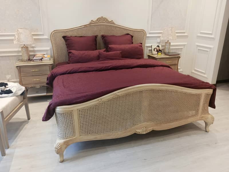 Cane bed set 1