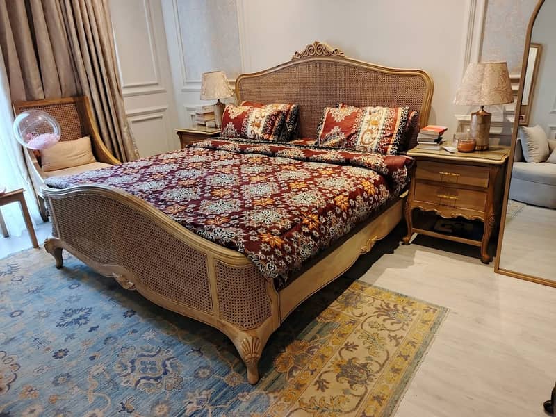 Cane bed set 2