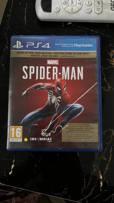 Spiderman marvel Game of The year edition