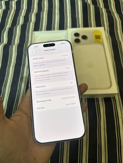 Apple iPhone 17 Pro Max 256gb Silver Titanium Pta Approved