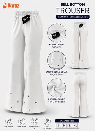 women's bell bottom trouser