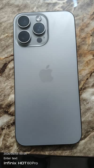 Apple iPhone 15 Pro Max natural titanium