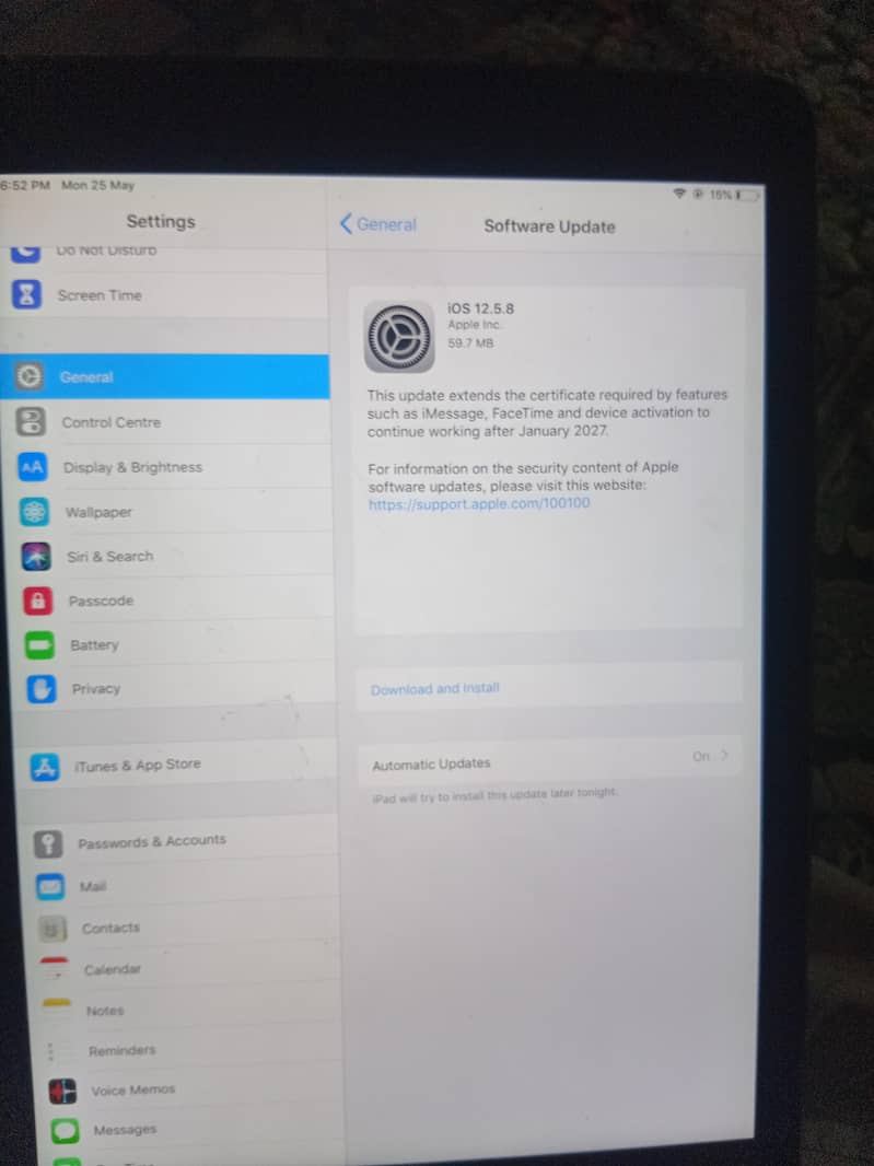 Apple i pad 0
