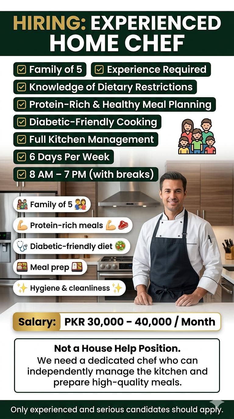Chef Needed 0
