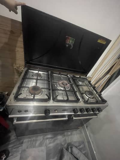 Cooking Range Big Size Oven & Grill | 5 Burners | Gas & Electricity
