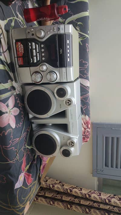 AVA JAX-N1 Mini Hi-Fi Stereo System with 2 Original Speakers
