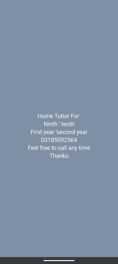 Home Tutior