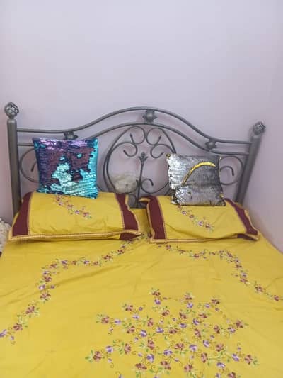 iron bed