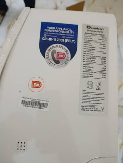 New Dawlance Inverter Ac 1.5 Ton unused