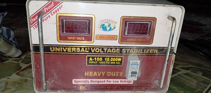 Universal Voltage Heavy Duty Stabilizer