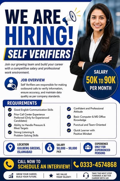 HIRING VERIFIERS URGENT