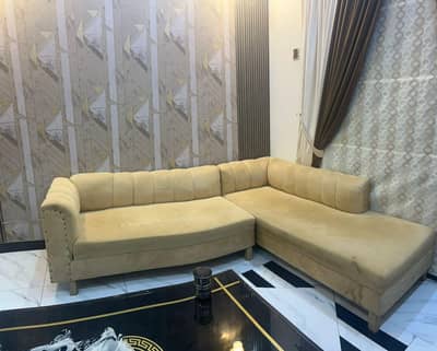 L shaped sofa