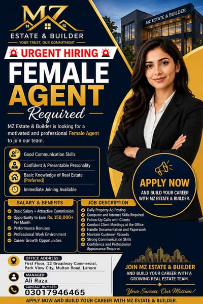 Female Real Estate Sales Executive