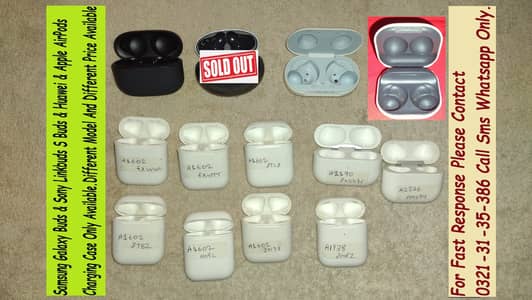 sony samsung huawei apple airpods original charging case available