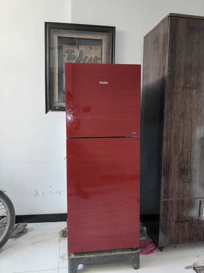 Haier Glass Door Fridge New Condition
