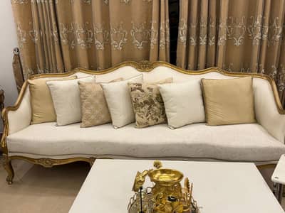 Sofas with chairs and tables