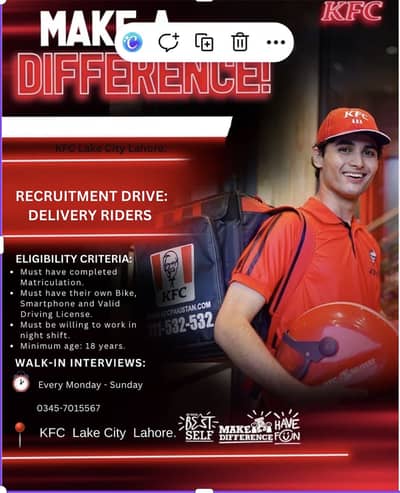 Full Timer & Part Timers required, contact at 03457015567