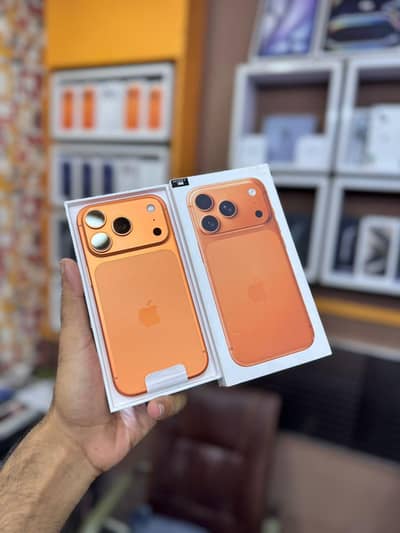 Apple iPhone 17 Pro 256GB Physical+E-SIM Cosmic Orange HK Model 100%