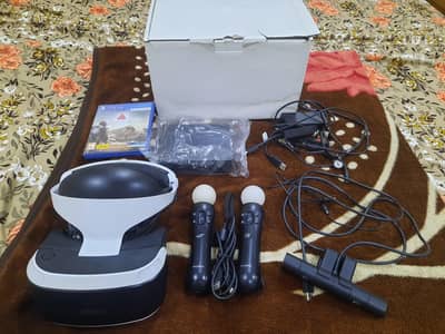 PSVR 1 Complete Set + Farpoint CD | Excellent Condition | 100% Working