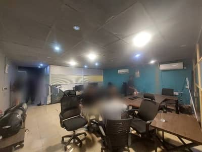 01 KANAL COMMERCIAL GROUND FLOOR FOR RENT ANY KIND OF BUSINESS IN JOHAR TOWN LAHORE