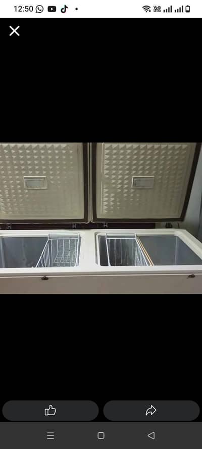deep freezer 2 doors