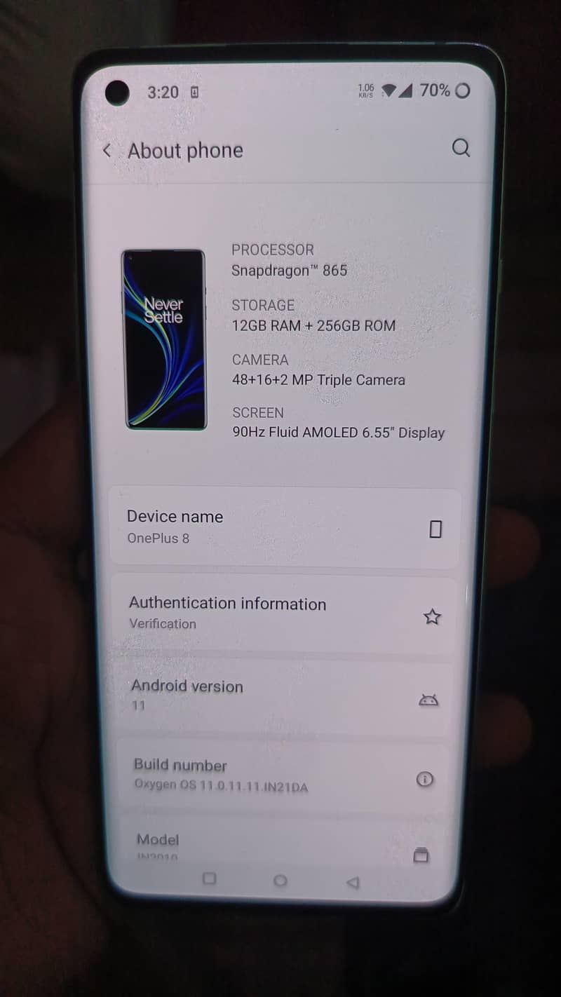 One Plus 8 0