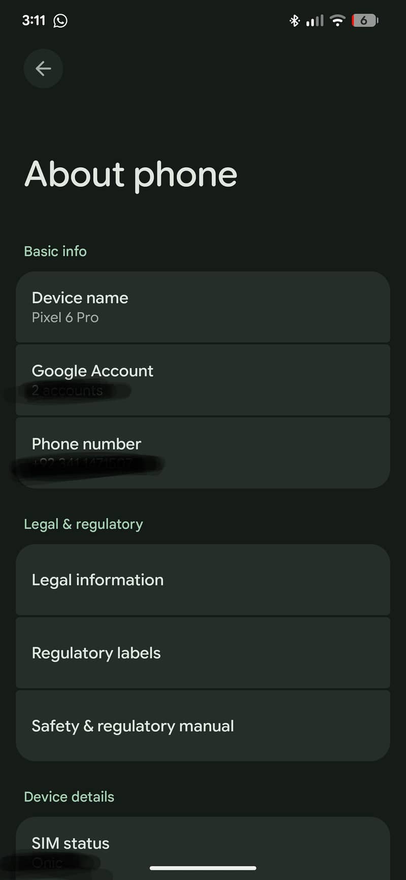 Google Pixel 6 Pro 3