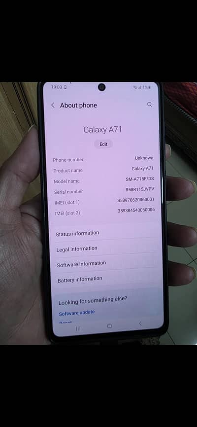 Samsung Mobile A71