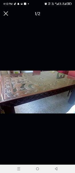6 seater dining table