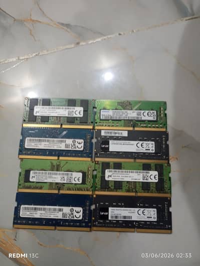 branded 16gb ddr4 rams available in fresh condition laptop pulled ava