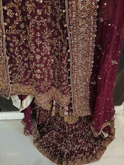 farshi sharara trending designer wear