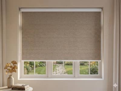 Premium Textured Roller blinds for windows - sun protection blinds