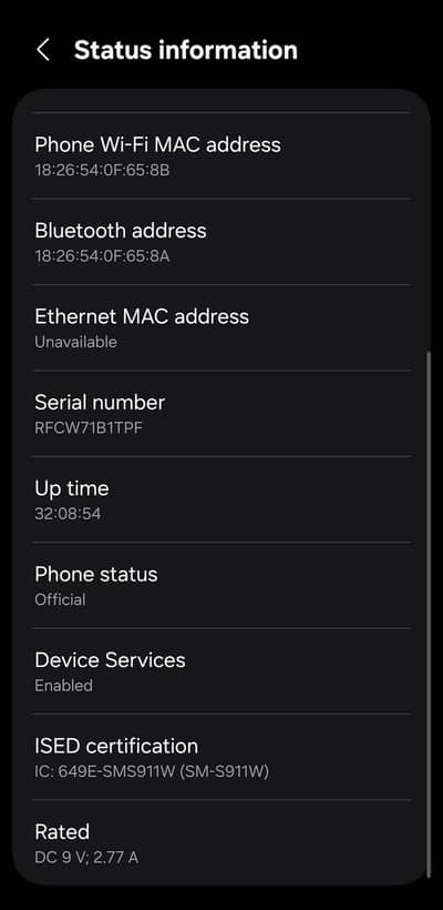 Samsung Mobile S23