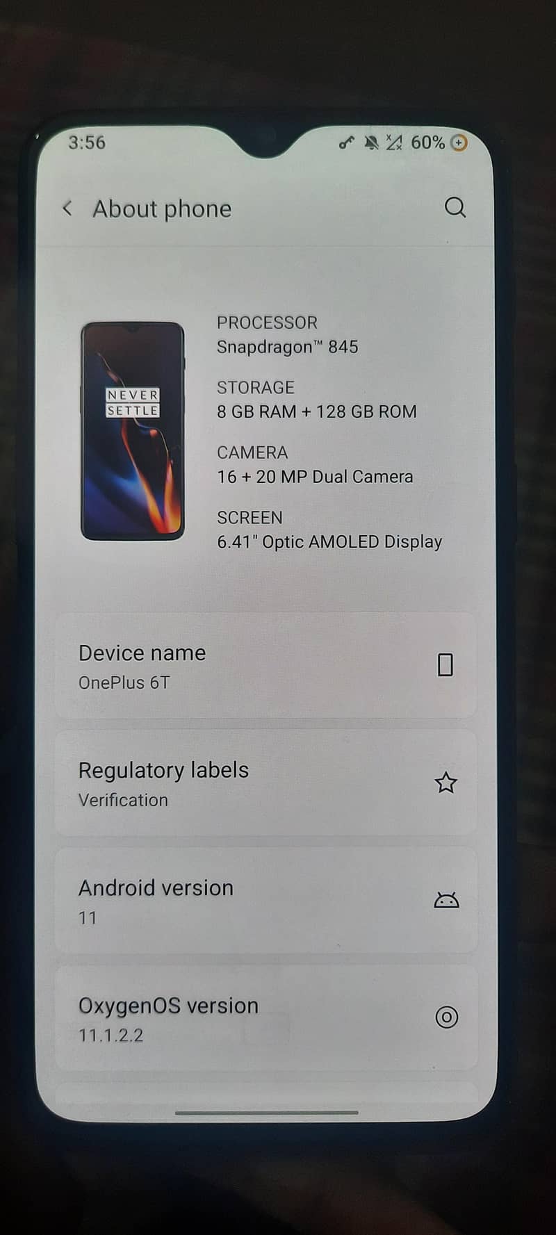 One Plus 6T 0