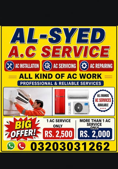 AC Technician All over Karachi