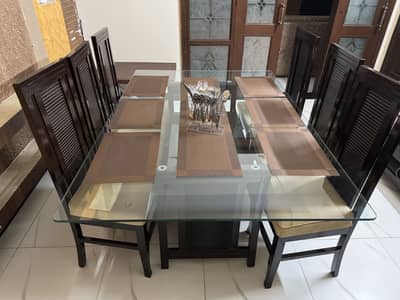Dining table and chairs