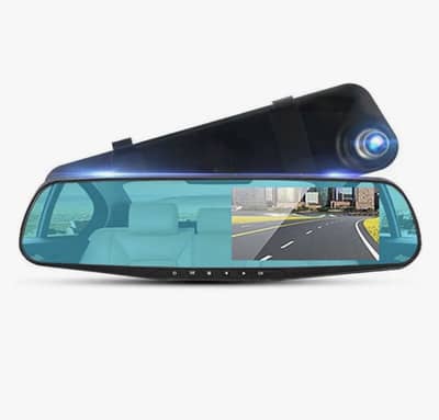 Car dvr mirror dual camera